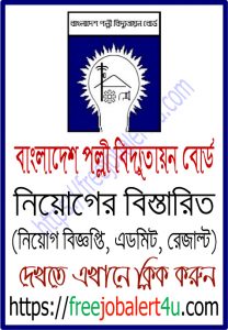 Bangladesh Rural Electrification Board (BREB) Job Circular